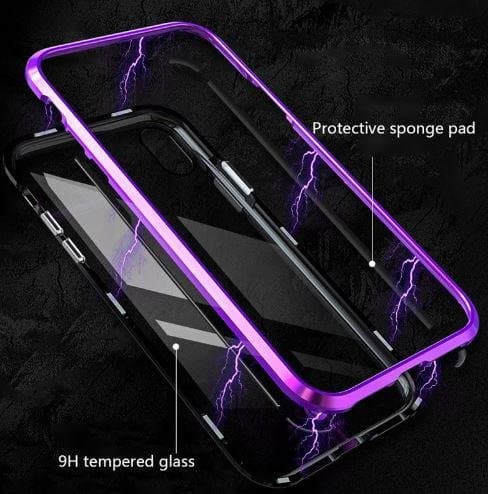 Magnetisk glas bakfodral för Samsung S8