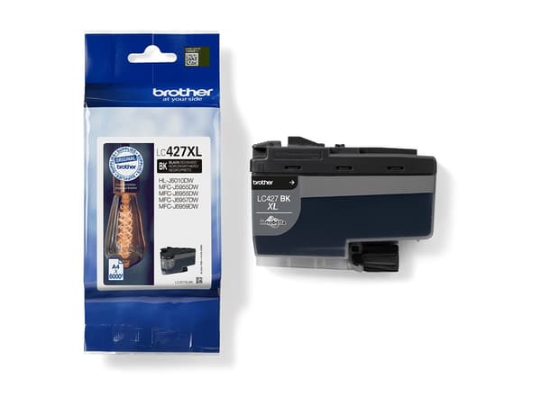 Brother LC 427XLBK svart 6000 sidor bläck