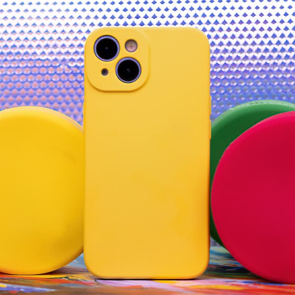 Silikonskal för Xiaomi Redmi 13c 5G gul