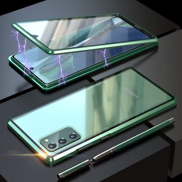 dubbelfodral för Samsung S21|grön