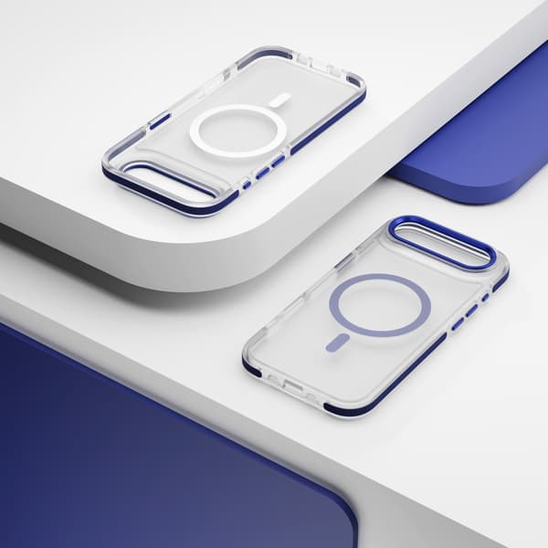 Etteri Icy Mag skal för iPhone 17 Air blå blå