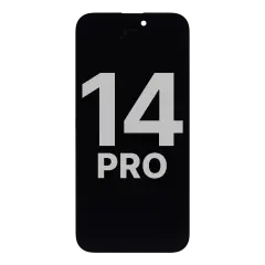 OLED-enhet kompatibel med iPhone 14 Pro med flexkabel för ljussensor (Använd OEM-dragning: Klass A)