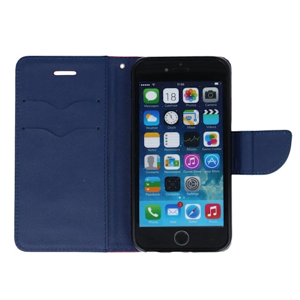 Smart Fancy fodral för iPhone 14 pro rött röd