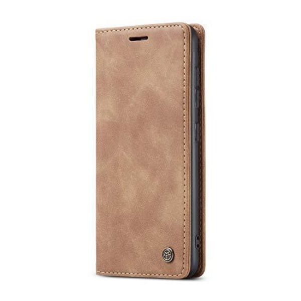 CaseMe 0013 lompakko Nahkakotelo Samsung A51 tummanruskealle "Brown"
"Brun"