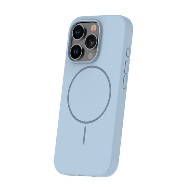 Silikon Thin Mag-fodral för iPhone 12 / 12 Pro 6,1\" ljusblå