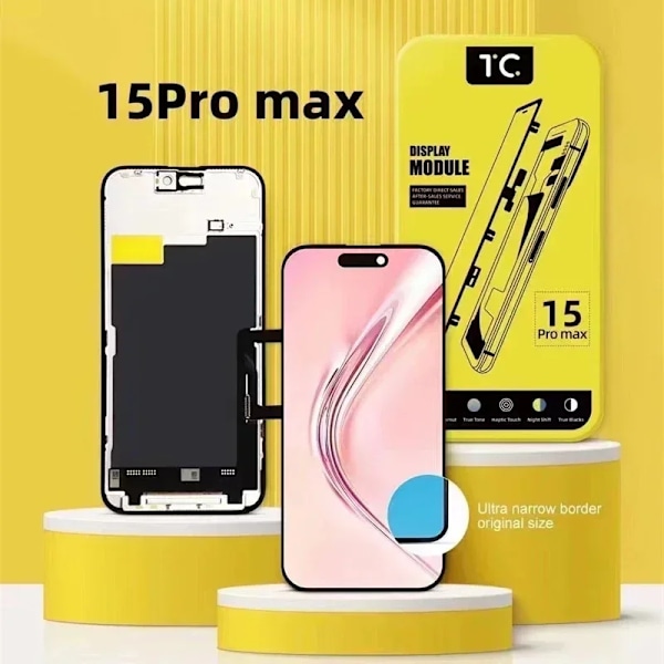 ersättnings skärm för iphone 14  pro max RJ svart