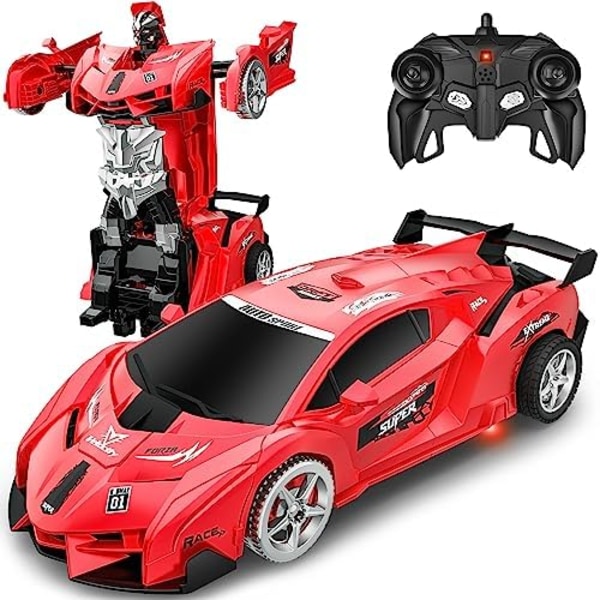 Transform Robot RC-bilar  röd