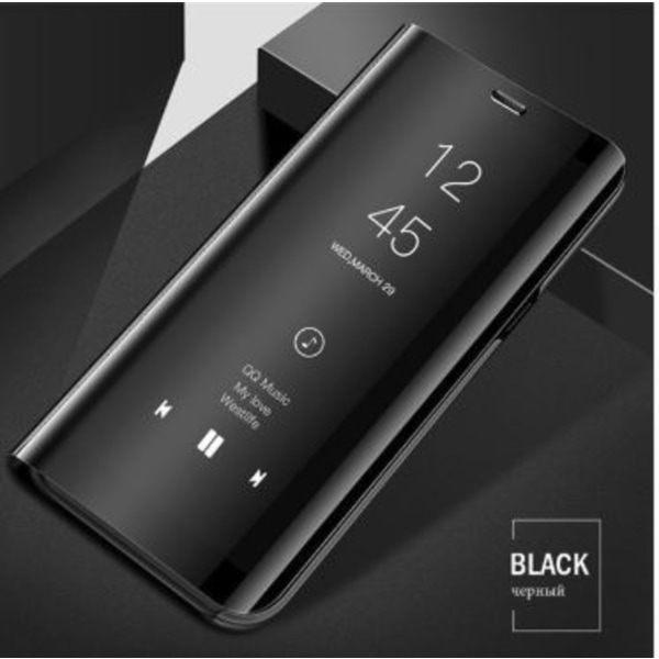 filp fodral för iphone X/Xs svart svart