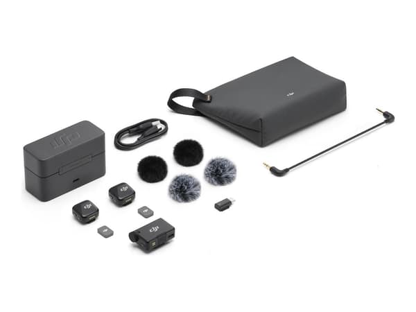 DJI Mic Mini Trådlös mikrofonsystem trådlös svart