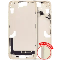 Mellanstomme med smådelar för iPhone 15 Plus (amerikansk version) (eftermarknad Plus) (gul) gul