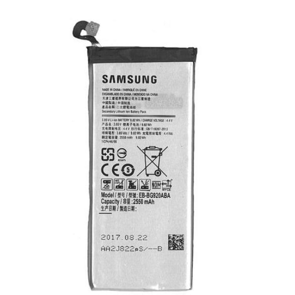 Original Batteri för SAMSUNG EB-BG920ABA "Vit"
"White"