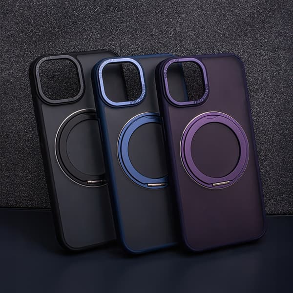 Mag Ring Roterande fodral för iPhone 11 marinblå blå