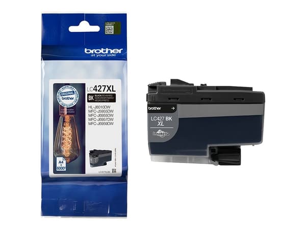 Brother LC 427XLBK svart 6000 sidor bläck