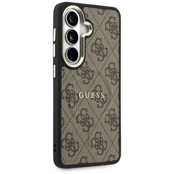Guess fodral 4G Embossed Ring MagSafe för Samsung Galaxy S26 Plus brun