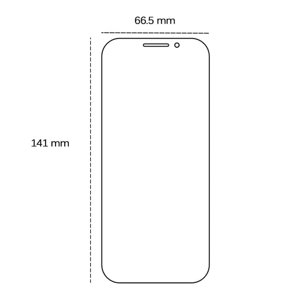 Härdat glas 2,5D för Huawei Y5 2018