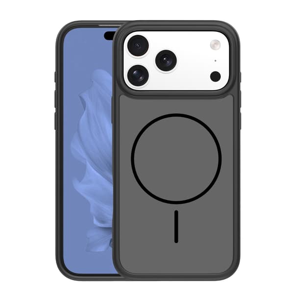 Frame Thin Mag-fodral för iPhone 17 Pro 6,3\" svart