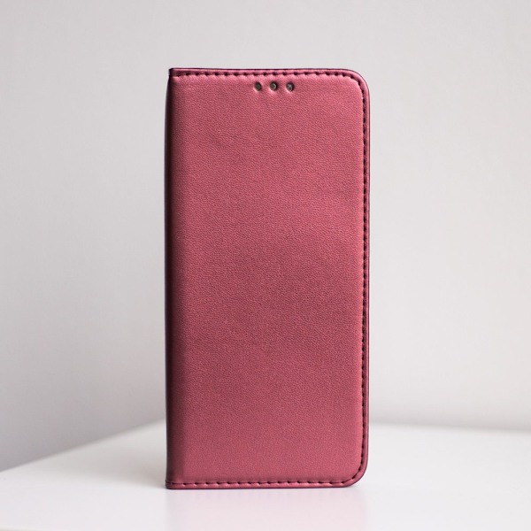 Smart magnetfodral för Samsung Galaxy S23 plus vinröd röd