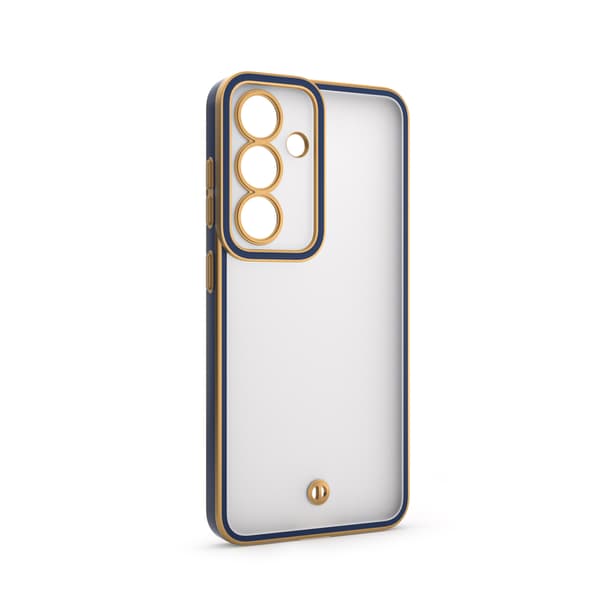 Silkeslent guldfärgat skal för Xiaomi Redmi 14C 4G / 14C 5G / Redmi A4 / POCO C75 blå