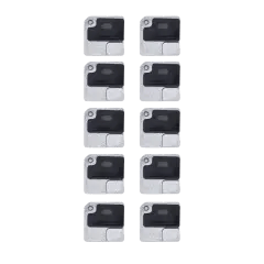 Blixtljus / Ström Flex Fäste Med Mikrofonnät För iPhone 12 (Vit) (10-pack) vit