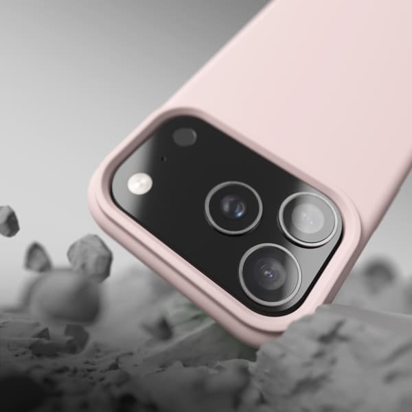 Etteri Silikon Mag-skal för iPhone 17 Pro Max / 18 Pro Max ljusrosa