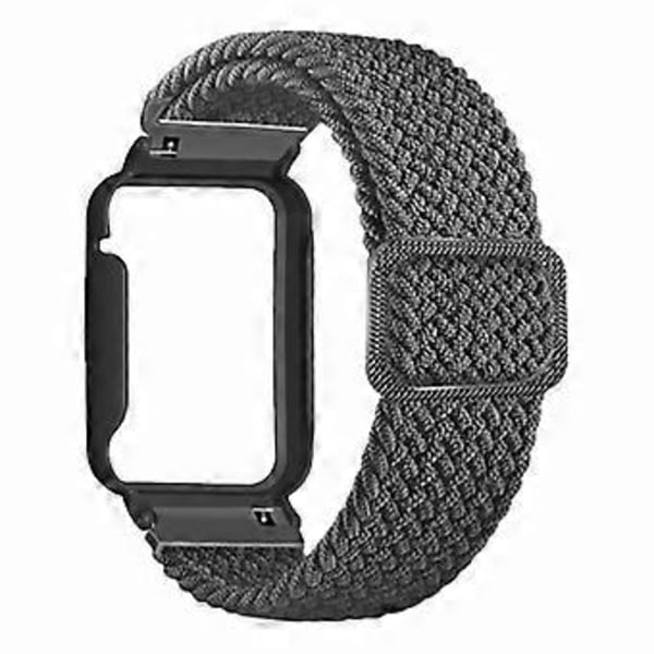 Type J Flettet nylonrem med urkasse til Xiaomi Smart Band 8 Pro (Style J)