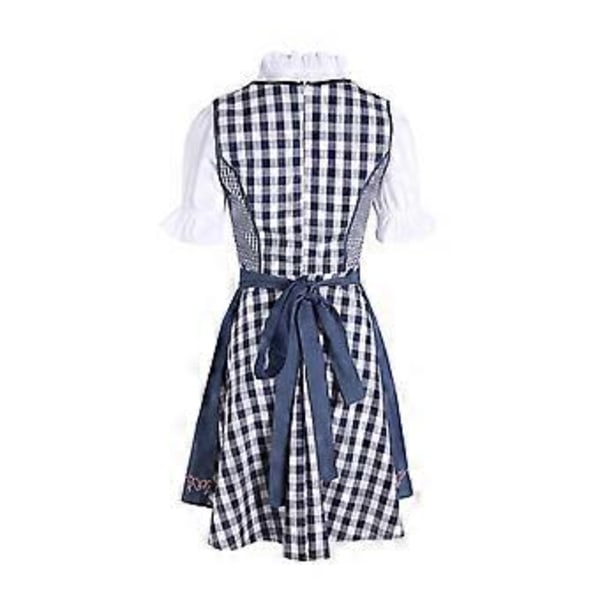 UUSI Naisten saksalainen Dirndl-mekko Baijerilaiset Oktoberfest-asut Halloween-olutpiika-asut (34)