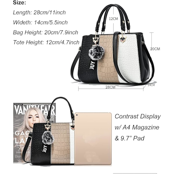 Wave Of Women Håndveske Messenger Bag Dame Elegant Skulder Wome