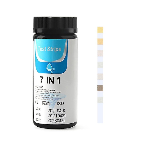 Akvarieteststrimler Fisketank Test Kit Ferskvand Saltvand Akvarium 7 I 1