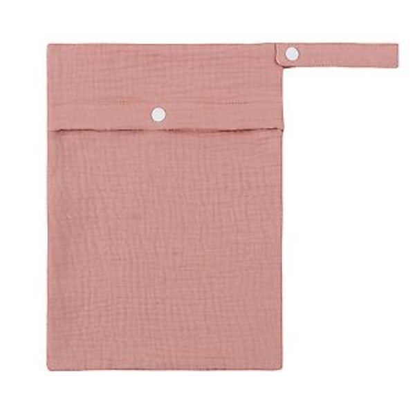 Multifunksjonell Oppbevaringspose for Babybleier Myk Bomullsbleiepose Gjenbrukbar Reisepose Type 15 Stil H