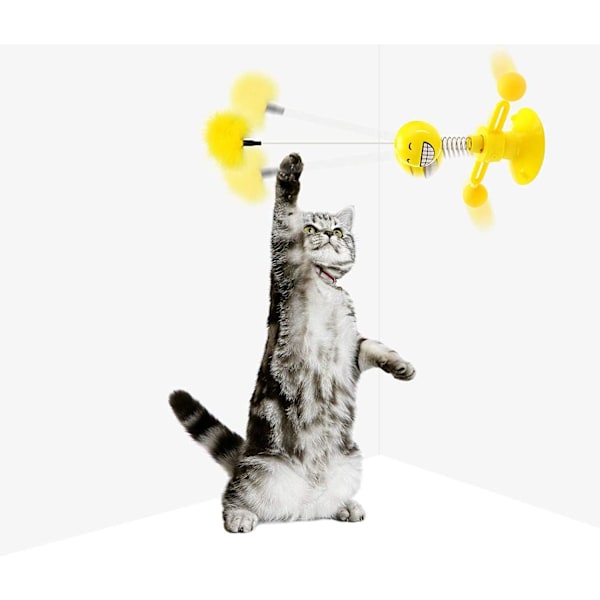 Katt Leksak för Fjäderälskande Katter Interaktiv Katt Leksak Utbildande Hälsa