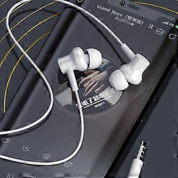 YISON X2 3.5mm Kablet Headset Stereo In-Ear Hovedtelefoner med Mikrofon (Style B)