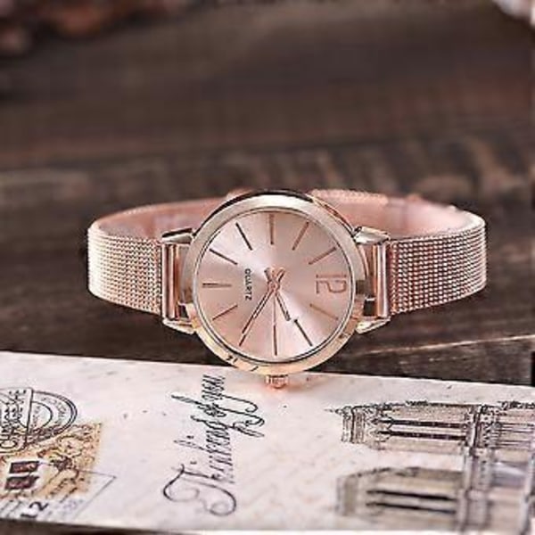 Stål Klocka Casual Fashionabel Eleganz Chic Casual All Watch B