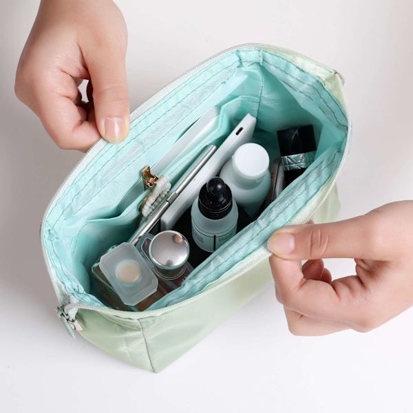 Lille sammenklappelig kompakt toilettaske, makeup taske, japansk stil C