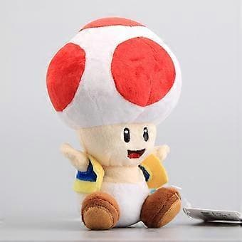 Rød Toad Plussj 7''