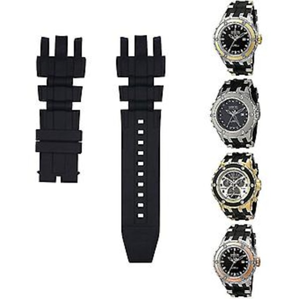 Silikonarmband 26mm Passar för Invicta Subaqua Reserve GMT Ersättningsarmband [JKW] ( )