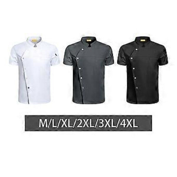 Matservering Bekledning Uniform Arbeid Pluss Størrelse M Størrelse Hvit (M Størrelse Hvit)