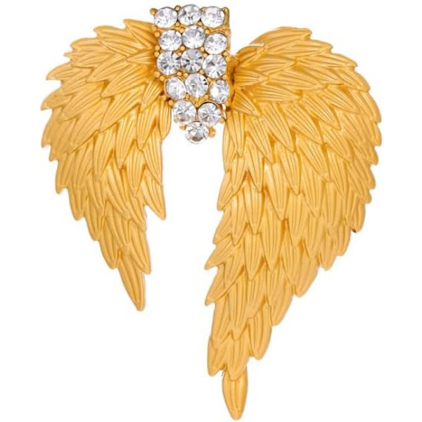 Guld Brosch Rhinestone Brosch Brosch Stor Blomma Brosch Pins för Kvinnor Brosch Pins för Kvinnor Bröllop Årsdag Nytt år