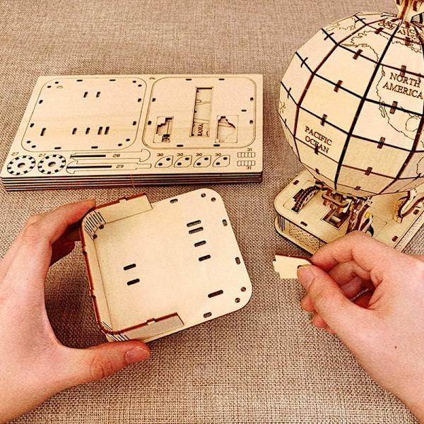 Träpussel Leksak Rolig 3d Pussel Leksak Diy Handgjord Hantverk Pussel