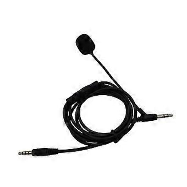 Mikrofonkabel med lydstyrkekontrol 3,5 mm Jack Gaming 120 cm 150 cm Lydkabeladapter til bærbar PC Spillekonsoller Tablet (1,2 m)