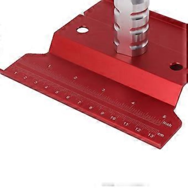 RC Bil Arbejdsstander Aluminium Reparationsarbejdsstation Model Reparationsbord Med Nøjagtig Skala 360 Graders Rotation Rød