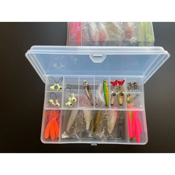 Fishing Lures, Artificial Lures, Rubber Bait Set, Soft Fishing Ba