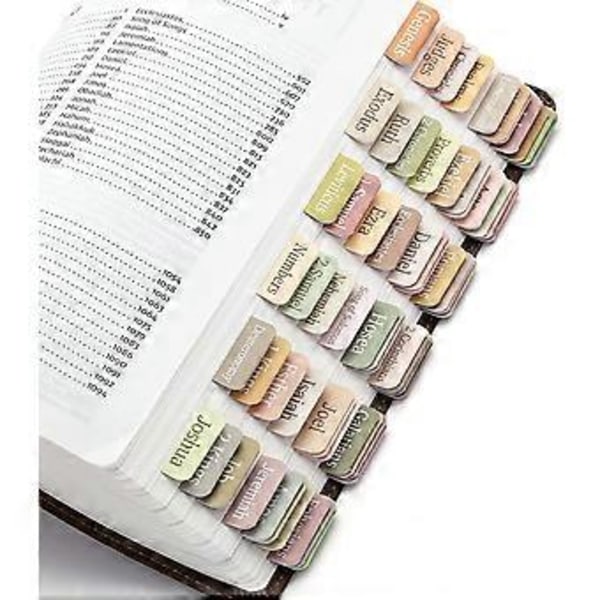 Laminerede bibel-etiketter til kvinder, guldfolie bibel-etiketter til studiebibler, bibelbog-etiketter, bibeljournalisering, studiematerialer