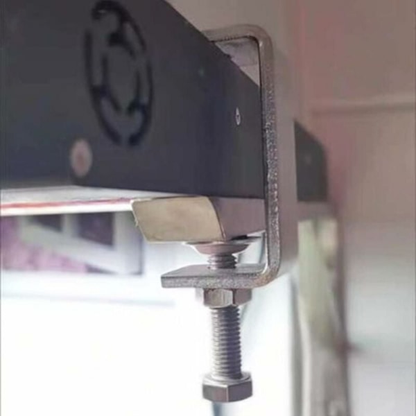 Robust C-klämma i rostfritt stål, 2 st C-klämmor, 65 mm robust C-klämma
