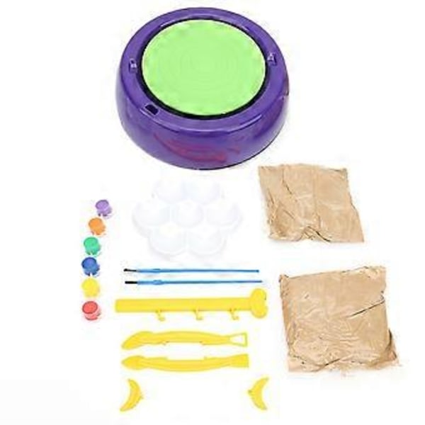 Sähköinen Lasten DIY Taide & Käsityö Keramiikka Saviruukku Pyörät Saviruukku Pyörä Kone ( )