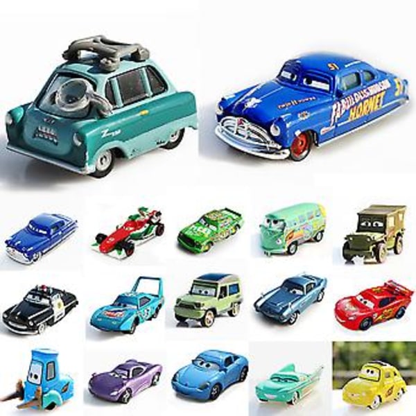 Disney Pixar Bilar 1:43 Nr. 95 Blixten McQueen Sally Diecast Modellbil Leksaker Barn Kreativa Gåvor (N)