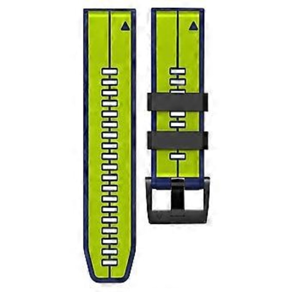 Type F Silikone Urrem med Pin-tekstur til Garmin Enduro/Tactix Delta/Tactix 7 Pro 26mm Dual (Style F)