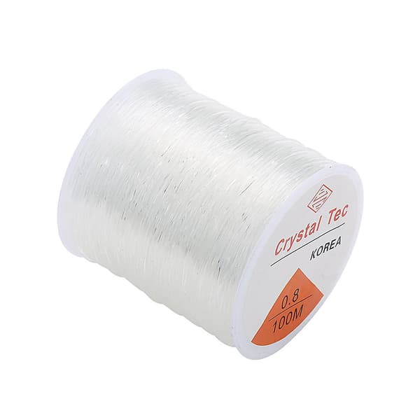 Elastisk armbåndssnor, snor til smykkefremstilling (0,8 mm-100 m)