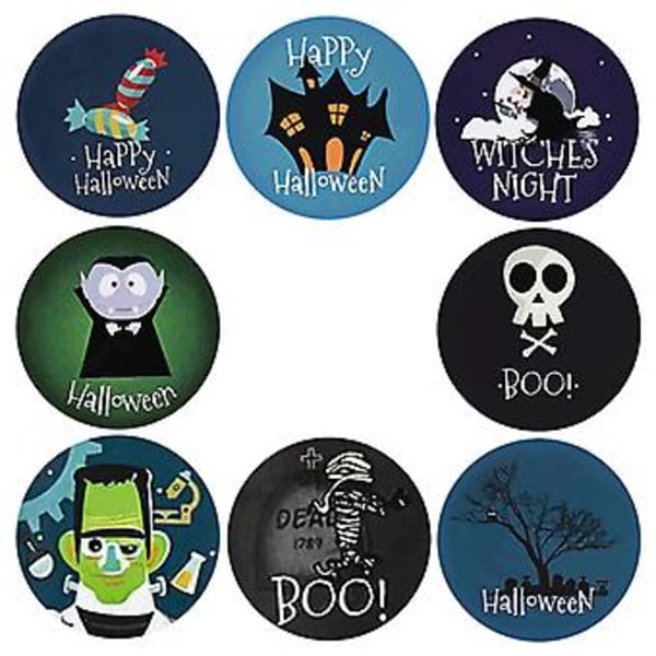 500 kpl Halloween Vampyyri Pyöreät Tarrat Kirjekuoren Sulkemiseen Makeispussin Tarrat