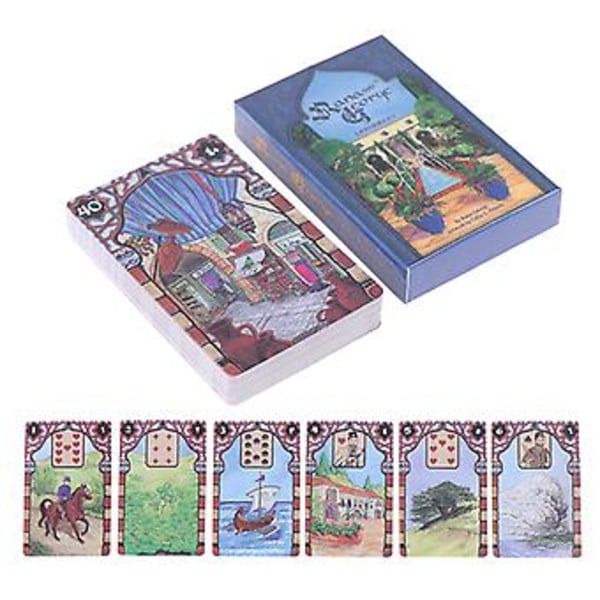 Rana George Lenormand Oracle Cards Tarot Spådom Divinasjonskort Brettspill