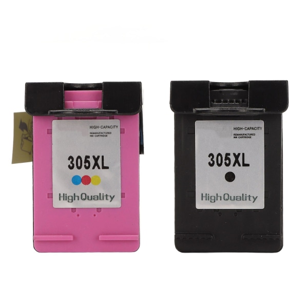2pcs Ink Cartridges 305xl Colored Black Print Cartridge Replacement For Hp For Deskjet 2755 2725 2723 2722 1255 Plus 4152 4155